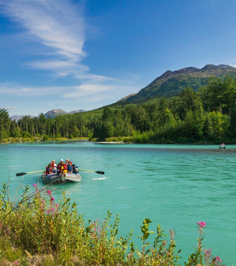 rafters on the Kenai River