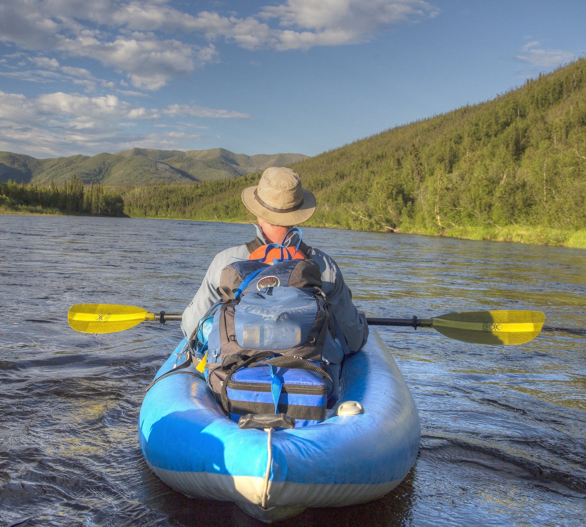 kayaking on the kenai river